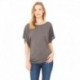 Bella + Canvas 8821 Ladies Flowy Draped Sleeve Dolman T-Shirt