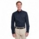 Harriton M581 Men's Foundation 100% Cotton Long-Sleeve Twill Shirt with Teflon