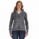 J America JA8913 Ladies Zen Full-Zip Fleece Hooded Sweatshirt