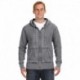 J America JA8916 Adult Vintage Zen Full-Zip Fleece Hooded Sweatshirt