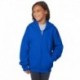 Hanes P480 Youth 7.8 oz. EcoSmart 50/50 Full-Zip Hooded Sweatshirt