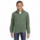 Harriton M990Y Youth 8 oz. Full-Zip Fleece