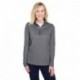 Team 365 TT31HW Ladies Zone Sonic Heather Performance Quarter-Zip