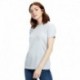 US Blanks US100GD Ladies 4.5 oz. Short-Sleeve Garment-Dyed Jersey Crew