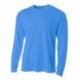 A4 N3253 Men's Birds-Eye Mesh Long Sleeve T-Shirt