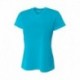 A4 NW3254 Ladies Birds-Eye Mesh V-Neck T-Shirt