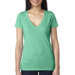 Next Level Apparel 6740 Ladies Triblend Deep V