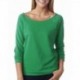 Next Level Apparel 6951 Ladies French Terry 3/4-Sleeve Raglan