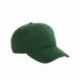 Big Accessories BX002 6-Panel Brushed Twill Structured Cap