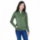 Devon & Jones DG796W Ladies Newbury Colorblock Melange Fleece Full-Zip