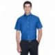 Harriton M600S Men's Short-Sleeve Oxford with Stain-Release