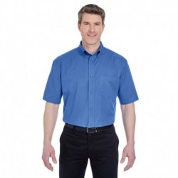 UltraClub 8977 Adult Short-Sleeve Whisper Twill