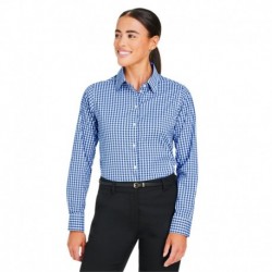 Devon & Jones DG536W Crownlux Performance Ladies Gingham Shirt