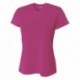 A4 NW3254 Ladies Birds-Eye Mesh V-Neck T-Shirt