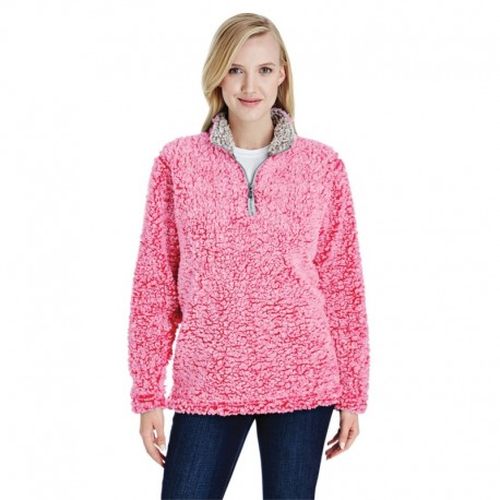 J America JA8451 Ladies Epic Sherpa 1/4 Zip