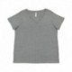 LAT 3817 Ladies Curvy V-Neck Fine Jersey T-Shirt