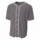 A4 NB4184 Youth Short Sleeve Full Button Baseball Jersey