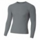 A4 NB3133 Youth Long Sleeve Compression Crewneck T-Shirt