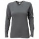 A4 NW3029 Ladies Long-Sleeve Softek V-Neck T-Shirt