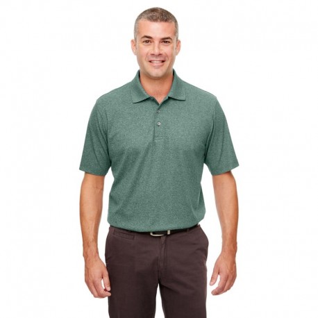 UltraClub UC100 Men's Heathered Pique Polo