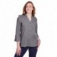 Devon & Jones DG562W Ladies Crown Collection Stretch Pinpoint Chambray 3/4 Sleeve Blouse