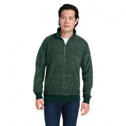 J America 8713JA Unisex Aspen Fleece Quarter-Zip Sweatshirt