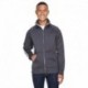 J America JA8858 Adult Vintage Poly Fleece Track Jacket