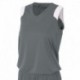 A4 NW2340 Ladies Moisture Management V Neck Muscle Shirt