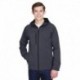 North End 88166 Men's Prospect Two-Layer Fleece Bonded Soft Shell Hooded Jacket