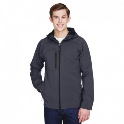 North End 88166 Men's Prospect Two-Layer Fleece Bonded Soft Shell Hooded Jacket