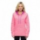 J America JA8616 Ladies Cosmic Contrast Fleece Hooded Sweatshirt