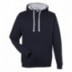 Just Hoods By AWDis JHA003 Adult 80/20 Midweight Varsity Contrast Hooded Sweatshirt