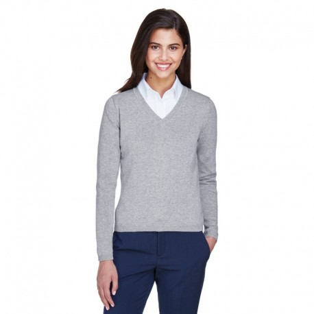 Devon & Jones D475W Ladies V-Neck Sweater