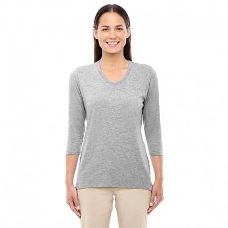 Devon & Jones DP184W Ladies Perfect Fit Bracelet-Length V-Neck Top