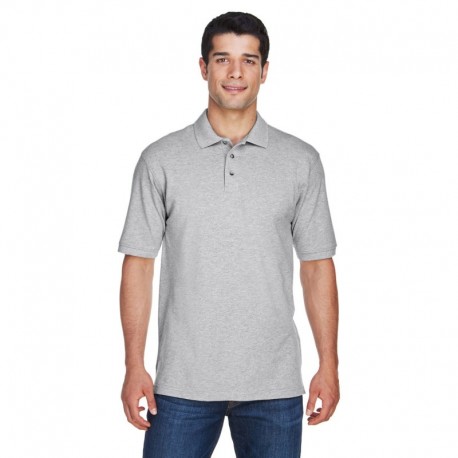 Harriton M200T Men's Tall 6 oz. Ringspun Cotton Pique Short-Sleeve Polo