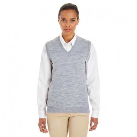 Harriton M415W Ladies Pilbloc V-Neck Sweater Vest