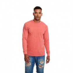 Next Level Apparel 7451 Adult Inspired Dye Long-Sleeve Crew with Pocket