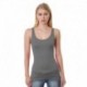 Bayside BA3410 Junior's 4.2 oz., Fine Jersey Tank Top