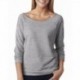 Next Level Apparel 6951 Ladies French Terry 3/4-Sleeve Raglan