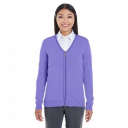 Devon & Jones DG478W Ladies Manchester Fully-Fashioned Full-Zip Cardigan Sweater