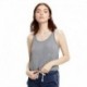 US Blanks US510 Ladies Sheer Cropped Racer Tank