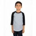 Shaka Wear SHRAGY Youth 6 oz., 3/4-Sleeve Raglan