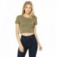 Bella + Canvas 6681 Ladies Poly-Cotton Crop T-Shirt