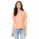 Bella + Canvas 6405CVC Ladies Relaxed Heather CVC Jersey V-Neck T-Shirt