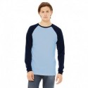 Bella + Canvas 3000C Men's Jersey Long-Sleeve Baseball T-Shirt