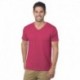 Bayside BA5025 Unisex 4.2 oz., Fine Jersey V-Neck T-Shirt