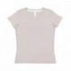 LAT 3591 Ladies V-Neck Harborside Melange Jersey T-Shirt