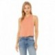 Bella + Canvas 6682 Ladies Racerback Cropped Tank