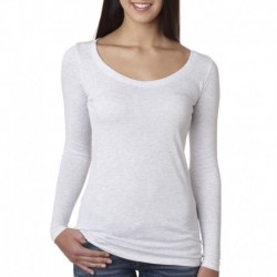 Next Level Apparel 6731 Ladies Triblend Long-Sleeve Scoop