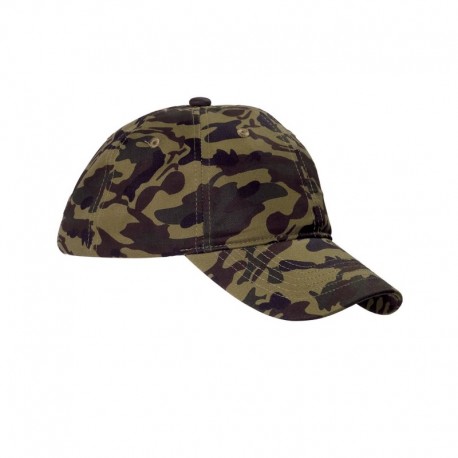 Big Accessories BX018 Unstructured Camo Cap